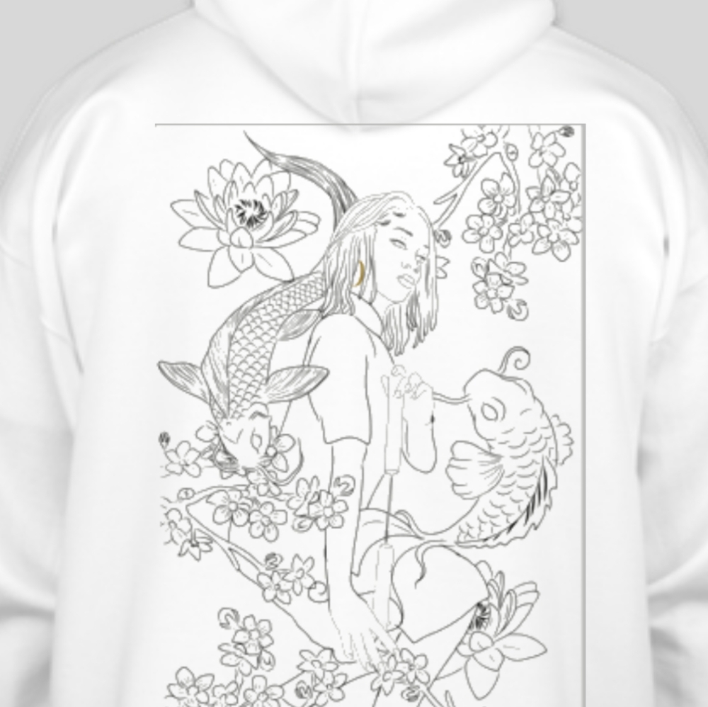 "Koi" sweatshirt - Picture 2 of 3